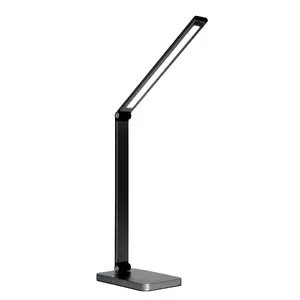 LED galda lampa Fellowes Platinet PDL888B — regulējama spilgtuma, skārienvadība