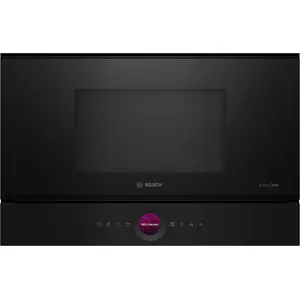Built-in Solo Microwave Bosch Serie 8 BFL9221B1 — 21 L, 900 W, Black, TFT Touch Display