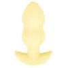 Анальная пробка Cuties Vibrating Mini, жёлтая Photo 3