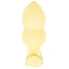 Анальная пробка Cuties Vibrating Mini, жёлтая Photo 4