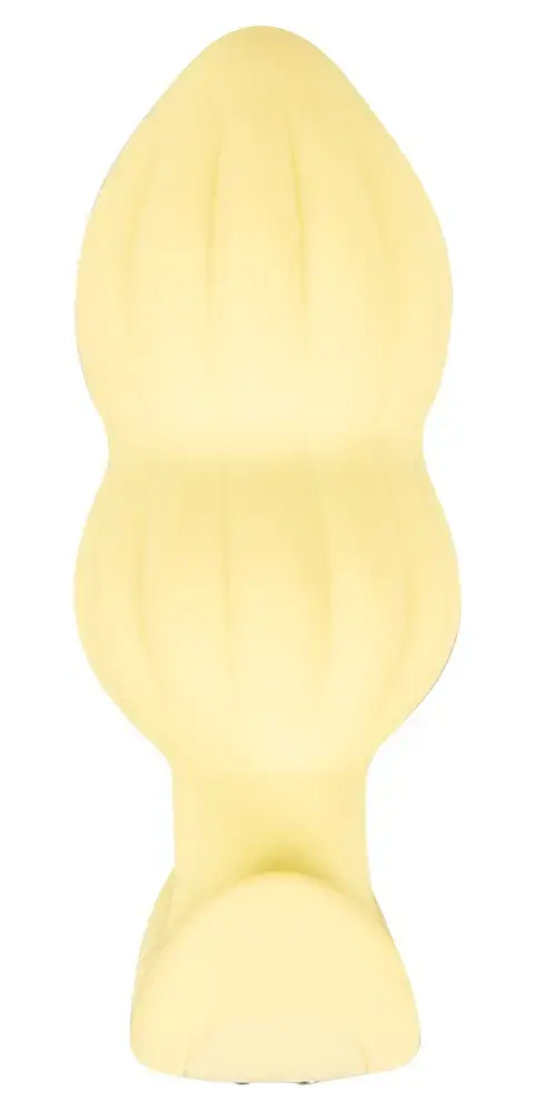Анальная пробка Cuties Vibrating Mini, жёлтая Photo 5