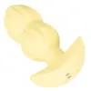 Анальная пробка Cuties Vibrating Mini, жёлтая Photo 6