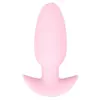 Анальная пробка Cuties Vibrating Plug Rose — 8 см, перезаряжаемая Photo 2