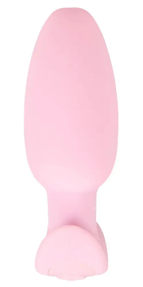 Анальная пробка Cuties Vibrating Plug Rose — 8 см, перезаряжаемая Photo 4
