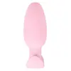 Анальная пробка Cuties Vibrating Plug Rose — 8 см, перезаряжаемая Photo 5