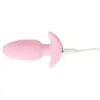 Анальная пробка Cuties Vibrating Plug Rose — 8 см, перезаряжаемая Photo 9
