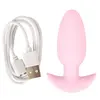Анальная пробка Cuties Vibrating Plug Rose — 8 см, перезаряжаемая Photo 10