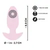 Анальная пробка Cuties Vibrating Plug Rose — 8 см, перезаряжаемая Photo 11