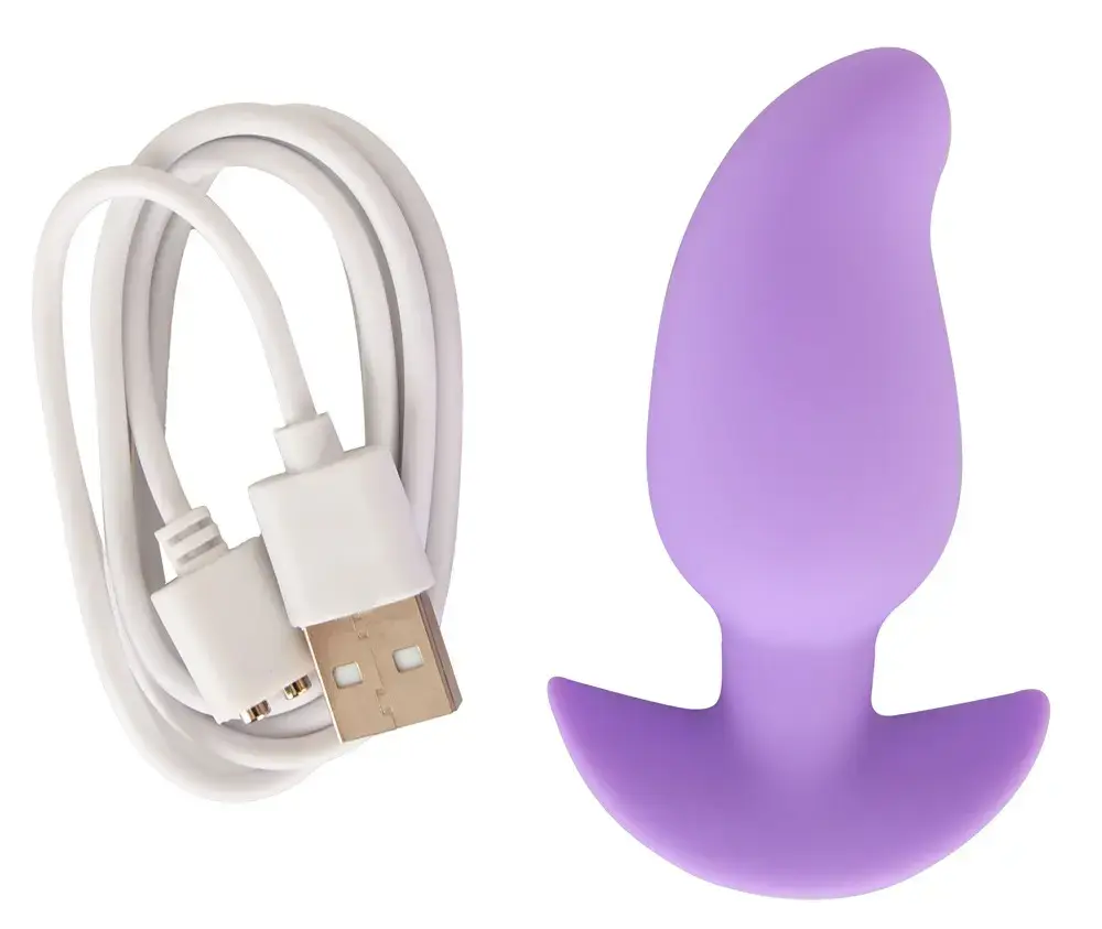Анальная пробка Cuties Vibrating Plug Purple Photo 10