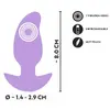 Анальная пробка Cuties Vibrating Plug Purple Photo 11
