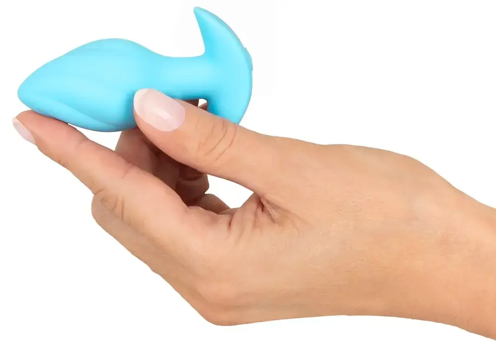 Anal plug Cuties Vibrating Mini Butt Plug Blue Photo 7