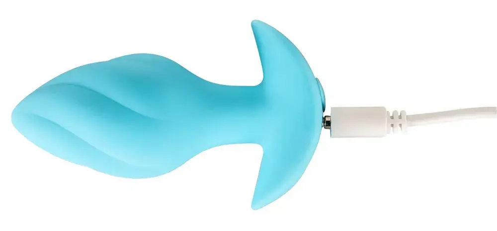 Anal plug Cuties Vibrating Mini Butt Plug Blue Photo 9