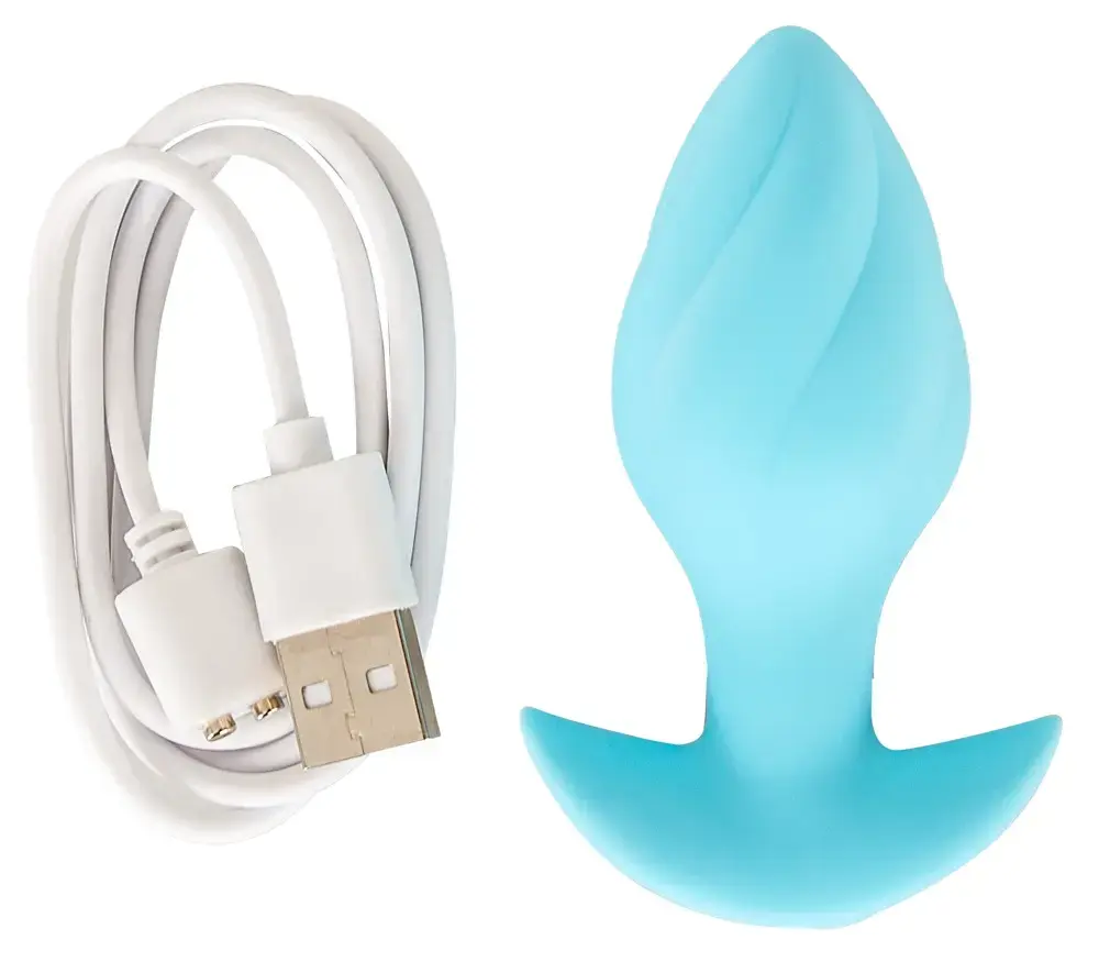 Anal plug Cuties Vibrating Mini Butt Plug Blue Photo 10