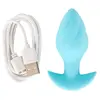 Anal plug Cuties Vibrating Mini Butt Plug Blue Photo 10