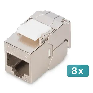 Digitus CAT 6A компактный кроссовый модуль экранированный безинструментальное соединение 8 шт
