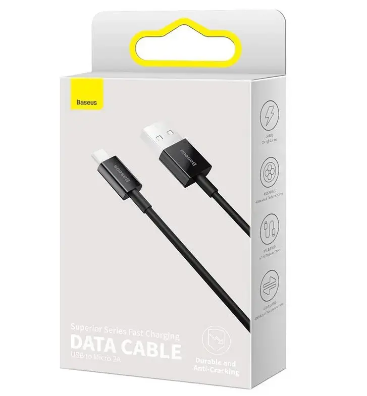 Кабель Baseus Superior USB 2.0 2 м Photo 5