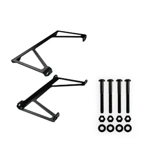 Mounting bracket Stealkey Customs SK-UNI Steel Black 115mm 60mm