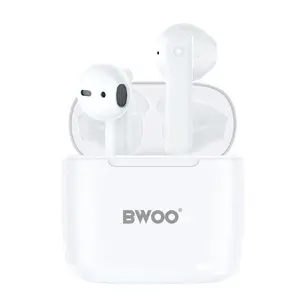 Беспроводные наушники BrightSign BW94-WH белые TWS Bluetooth 5.0 IPX4, внутриканальные, с зарядным кейсом