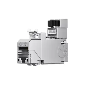 Кирпичный модуль Telegärtner 100127801 угловой RJ-45 нержавеющая сталь
