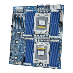 Материнская плата GIGABYTE MZ73-LM1 Extended ATX Socket SP5 для AMD EPYC 9004, 24× DDR5 DIMM, 4× PCIe x16 Gen4, 2× RJ-45