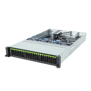 Rack serveris GIGABYTE R263-Z36 2U priekš AMD EPYC 7003, 12 DIMM sloti, 2000 W barošanas bloks, 24 x 2.5" nodalījumi
