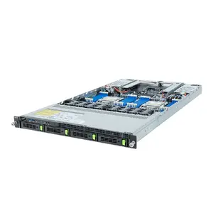 1U servera šasija GIGABYTE R183-Z93 priekš AMD EPYC 9005, LGA 6096, 2 procesori, 24 DIMM DDR5, 1600W Titanium PSU