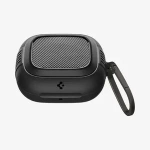 Korpuss Spigen Powerbeats Pro 2 Matēts melns Termoplastiskais poliuretāns