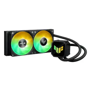 All-in-one liquid cooler ASUS TUF GAMING LC III 240 ARGB — 240 mm radiator, 2 x 120 mm ARGB fans, Socket AM5 support, Black