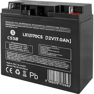 Гелевая батарея CSSB LX12170CS 12V 17Ah - герметичный свинцово-кислотный аккумулятор