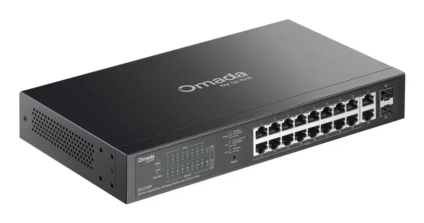 TP-LINK OMADA ES220GP pārvaldāms 18x Gigabit PoE+ Photo 4
