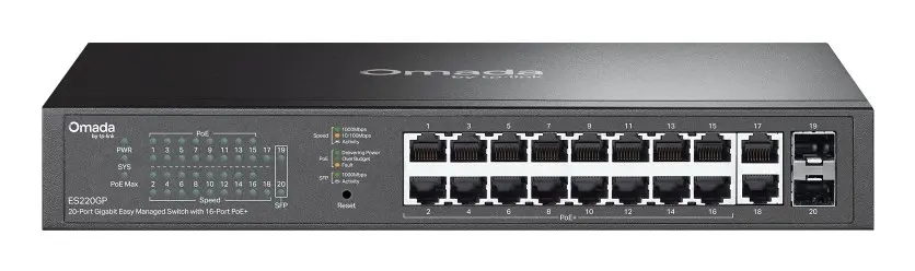 TP-LINK OMADA ES220GP pārvaldāms Gigabit Ethernet