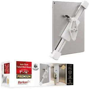 Tablet holder BARKAN T70VL rotating wall mount with lock for 7–14 inch tablets