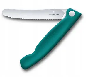 Kitchen Knife Victorinox Swiss Classic Folding Vegetable Knife Green 6.78