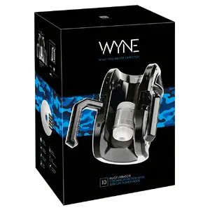Masturbator WYNE Masturbator 10 – rechargeable stroker with removable TPE sleeve, 5 thrust lengths, 7 modes, 7 speeds, fits up to 28 cm