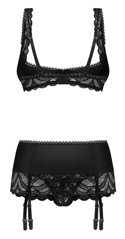 Shelf Bra komplekts Obsessive Lecille S/M Photo 6