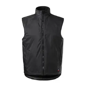 Body warmer MALFINI RIMECK 509 — unisex sleeveless vest, 300 g/m², ebony gray