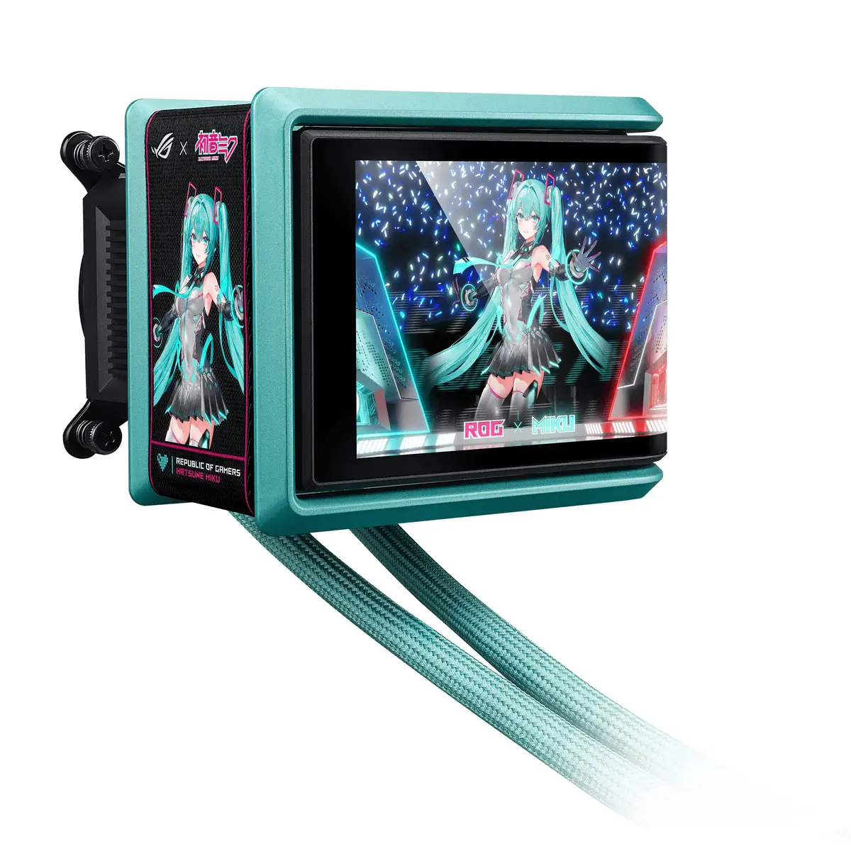 All-in-one liquid cooler ASUS ROG RYUO IV 360 ARGB Hatsune Miku Edition Photo 4