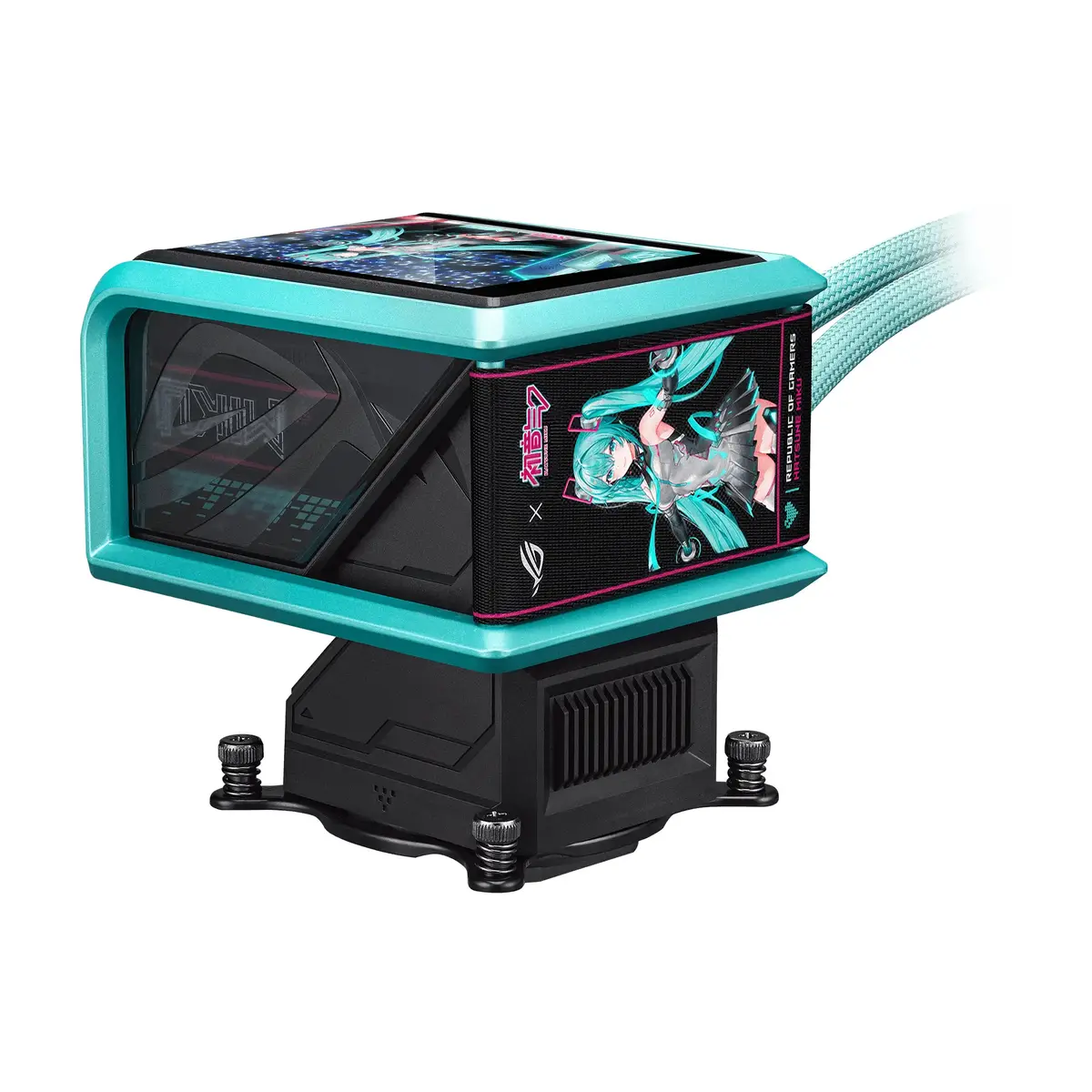 All-in-one liquid cooler ASUS ROG RYUO IV 360 ARGB Hatsune Miku Edition Photo 5