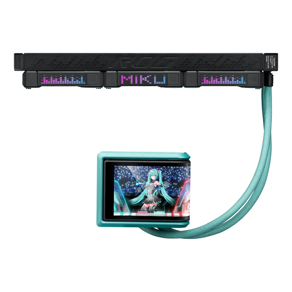 All-in-one liquid cooler ASUS ROG RYUO IV 360 ARGB Hatsune Miku Edition Photo 8