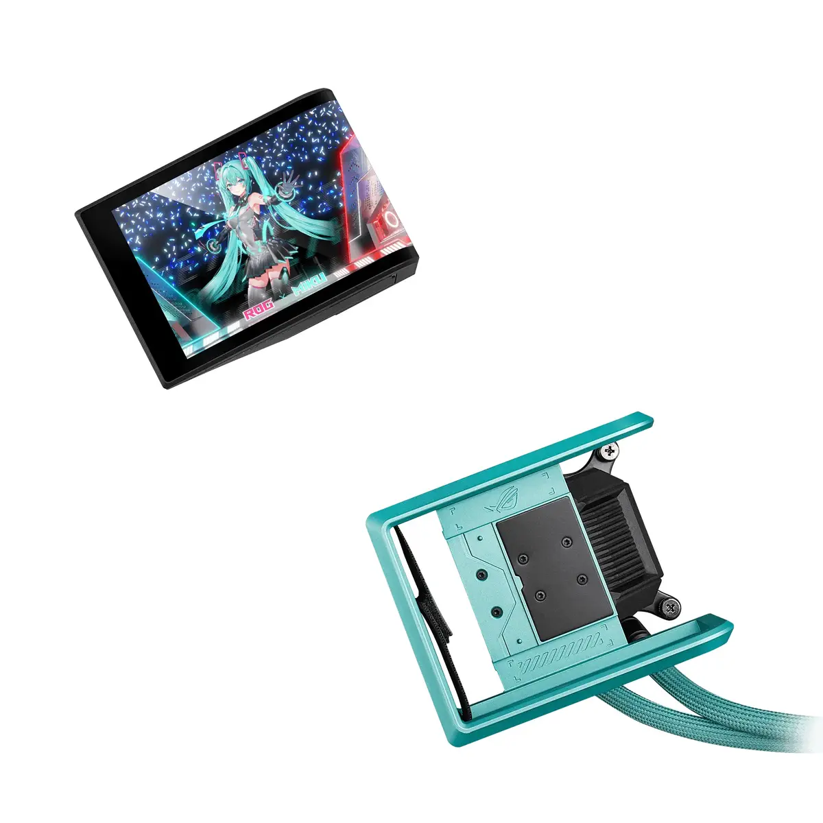 All-in-one liquid cooler ASUS ROG RYUO IV 360 ARGB Hatsune Miku Edition Photo 9