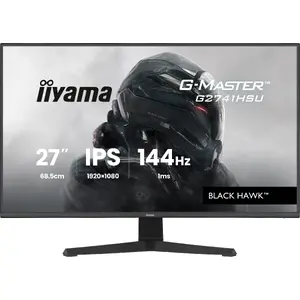 Монитор IIYAMA G2741HSU 27" IPS Full HD 1920x1080 144 Гц FreeSync G‑SYNC Compatible, 1 мс MPRT, HDMI+DP, 2x2 Вт динамика