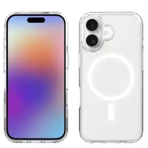 Silikona aizmugures maciņš Riff priekš Apple iPhone 17 — ultra plāns, caurspīdīgs