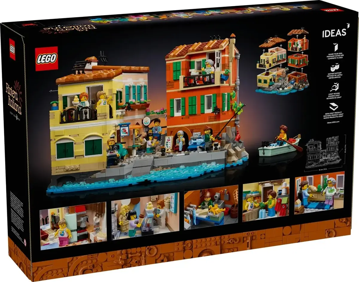LEGO Ideas 21359 Italian Riviera building kit Photo 6