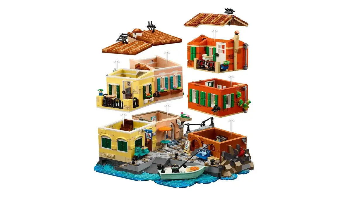 LEGO Ideas 21359 Italian Riviera building kit Photo 10