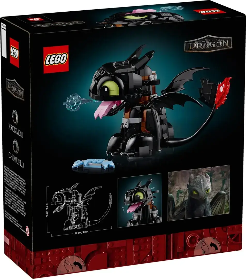 LEGO ICONS 10375 Как приручить дракона — Зубная Бездняя Photo 2