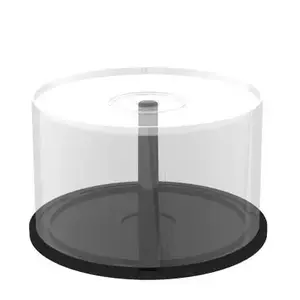 Spindle case MediaRange BOX42 50 discs Transparent
