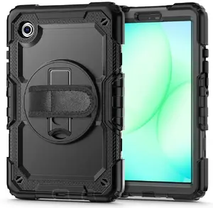 Чехол для планшета Tech-Protect Solid для Samsung Galaxy Tab A9/A11 8.7 — совместим с X110 X115 X133 X135, чёрный