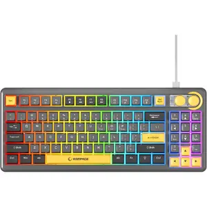 Мембранная клавиатура RAMPAGE CYCLONE с RGB-подсветкой для игр