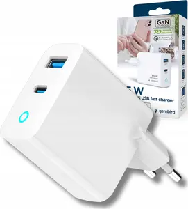 Mobile device charger Gembird TA-UC-PDQC65L-W-01 Universal White AC Fast charging