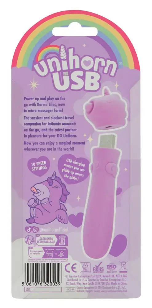 Мини‑вибратор Unihorn Karma Lilac Photo 7